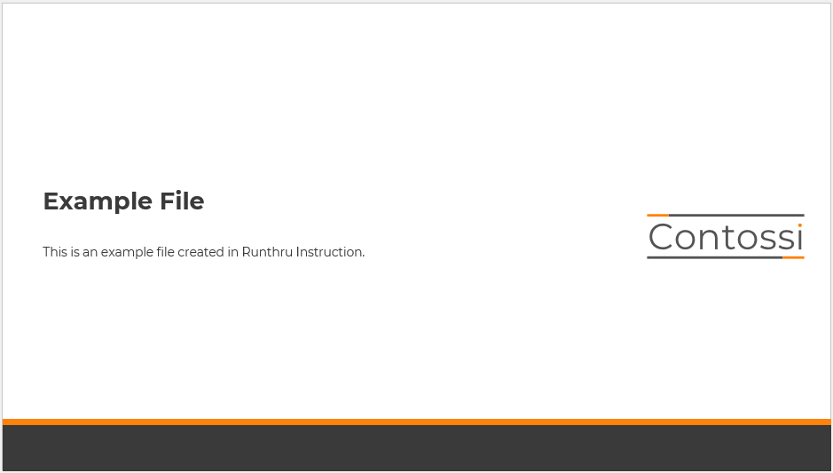 PowerPoint output example 1